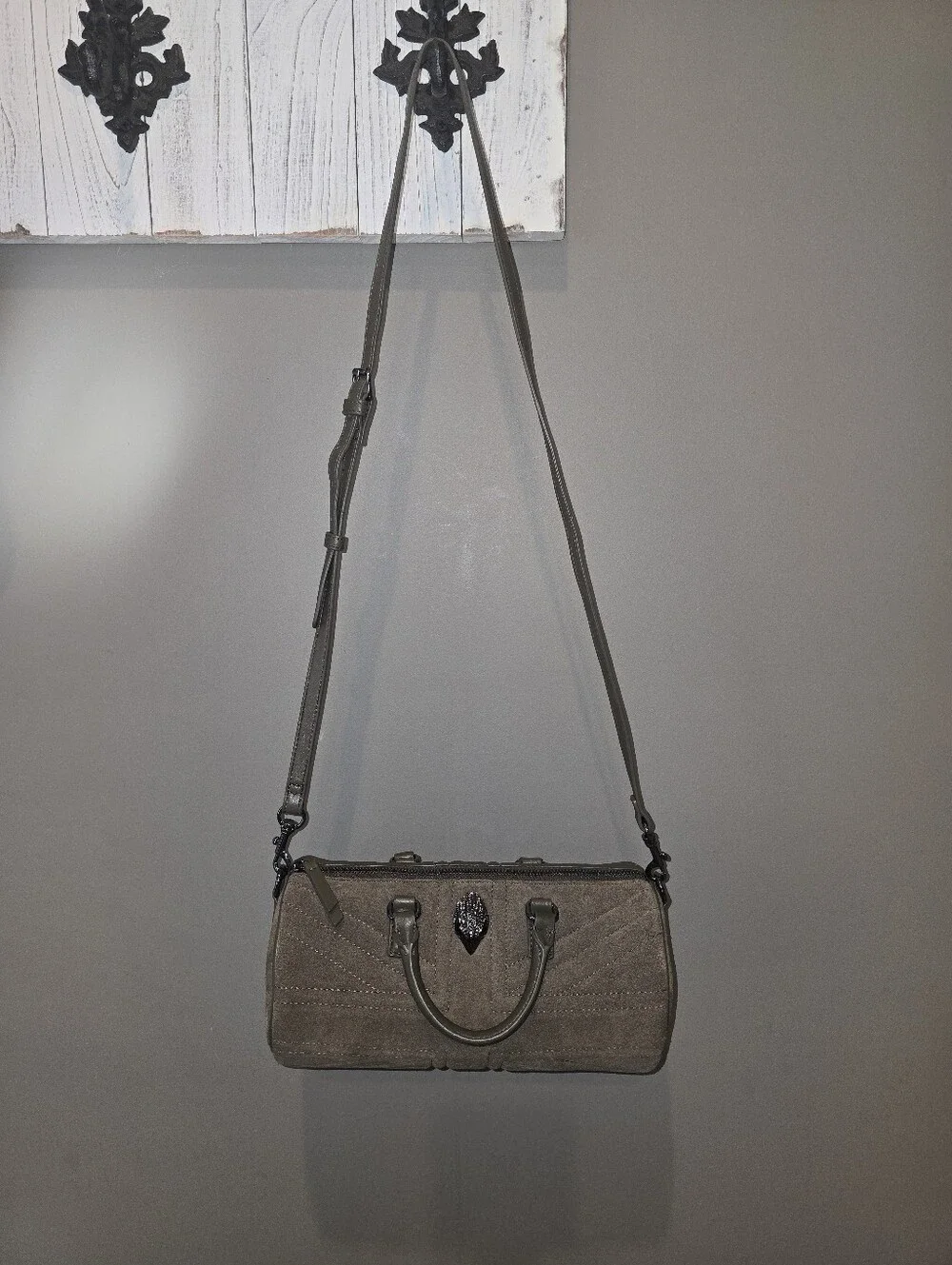 Kurt Geiger Quilted Barrel Bag